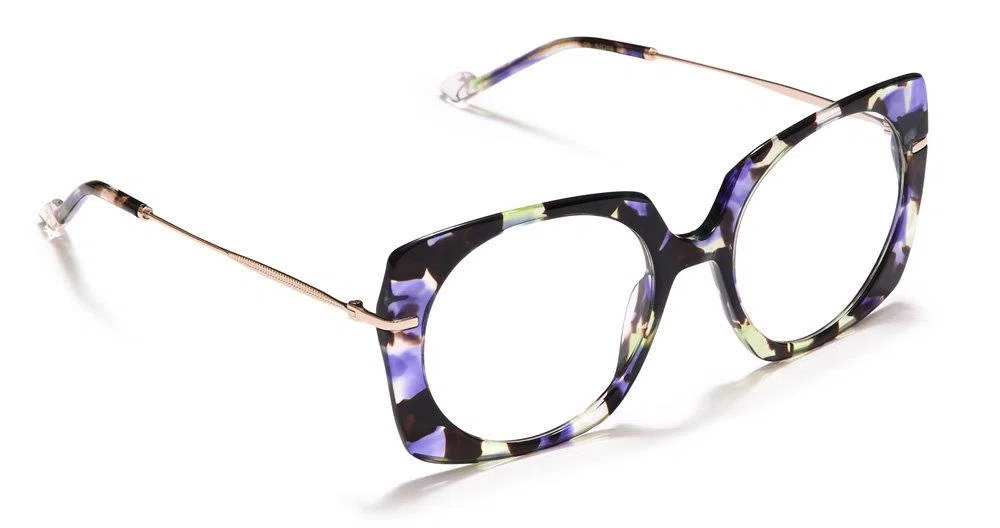 Sunday Somewhere SS1056 Eyeglasses - PURPLE CONFETTI - view 4